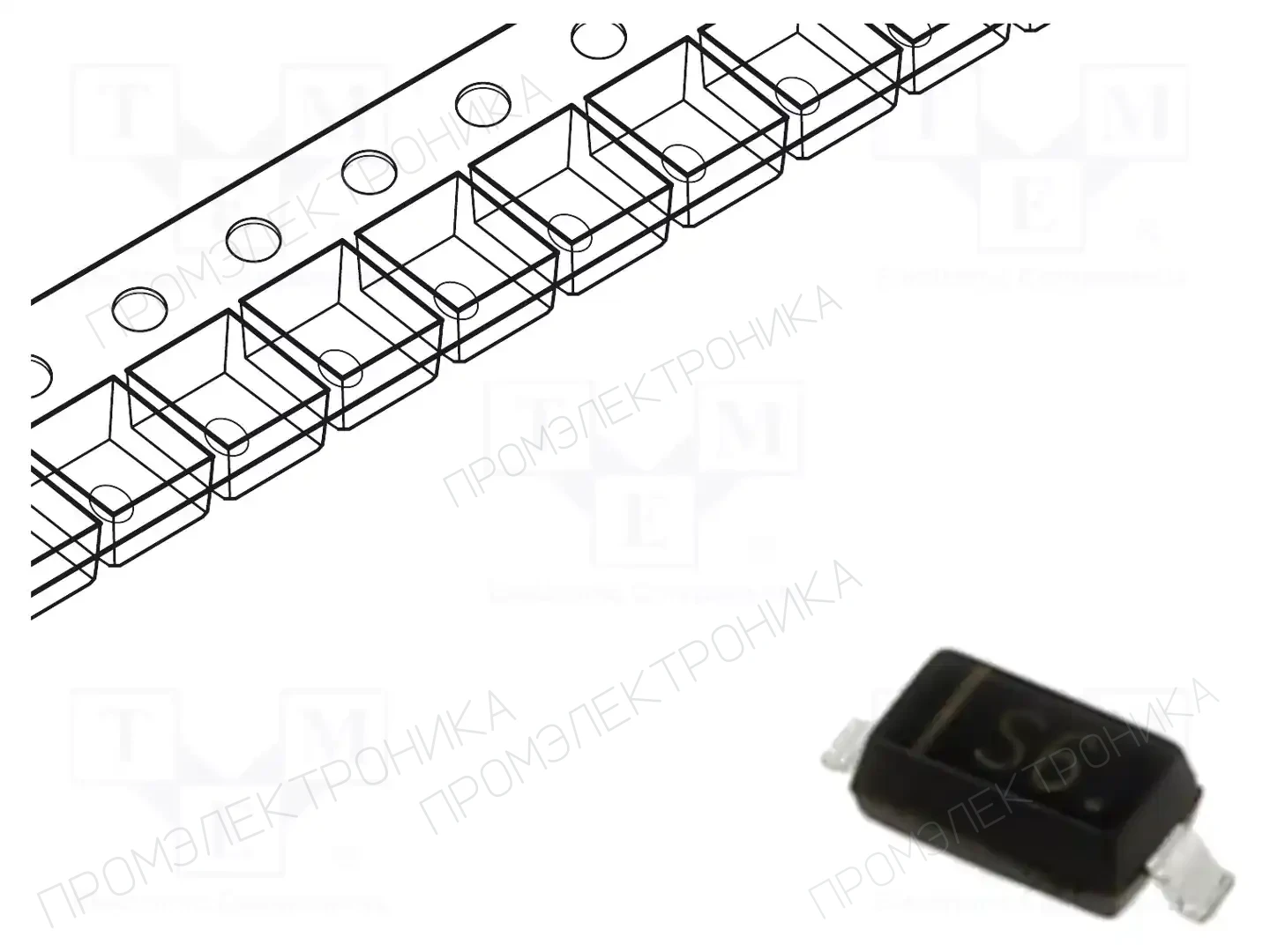 MICRO COMMERCIAL COMPONENTS MBR0540-TP-HF — Диоды Шотки SMD