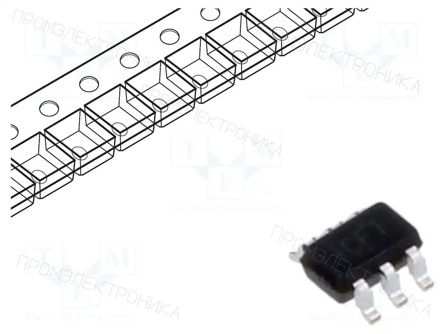 Texas Instruments INA213AIDCKT — Операционные усилители SMD