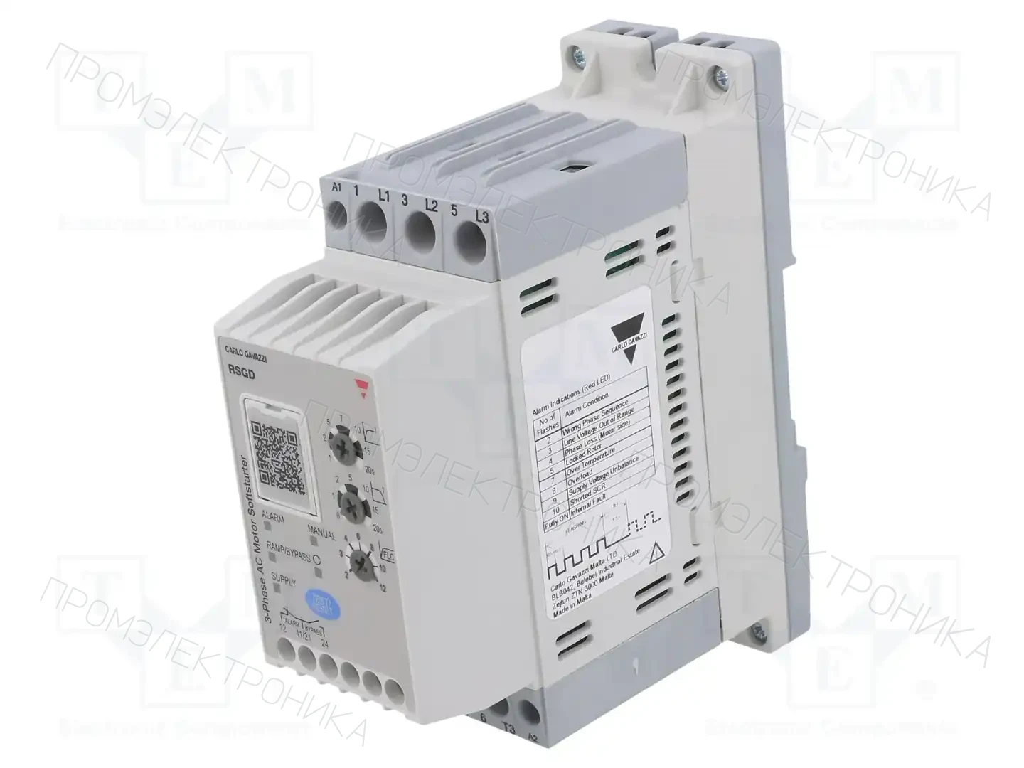 CARLO GAVAZZI RSGD4012F0VD200 — Устройства плавного пуска