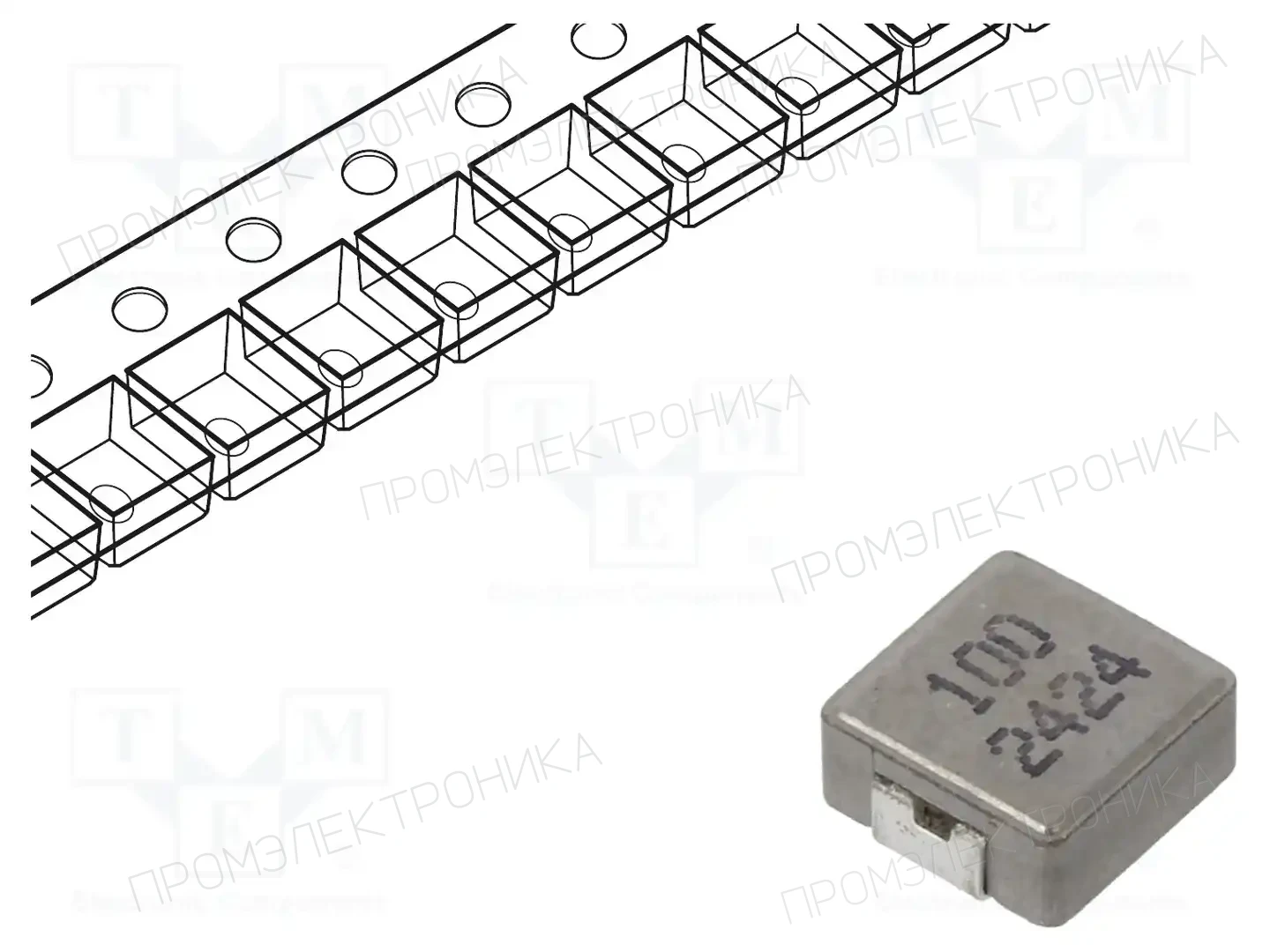 JANTEK JRPI0603P-100M — Дроссели