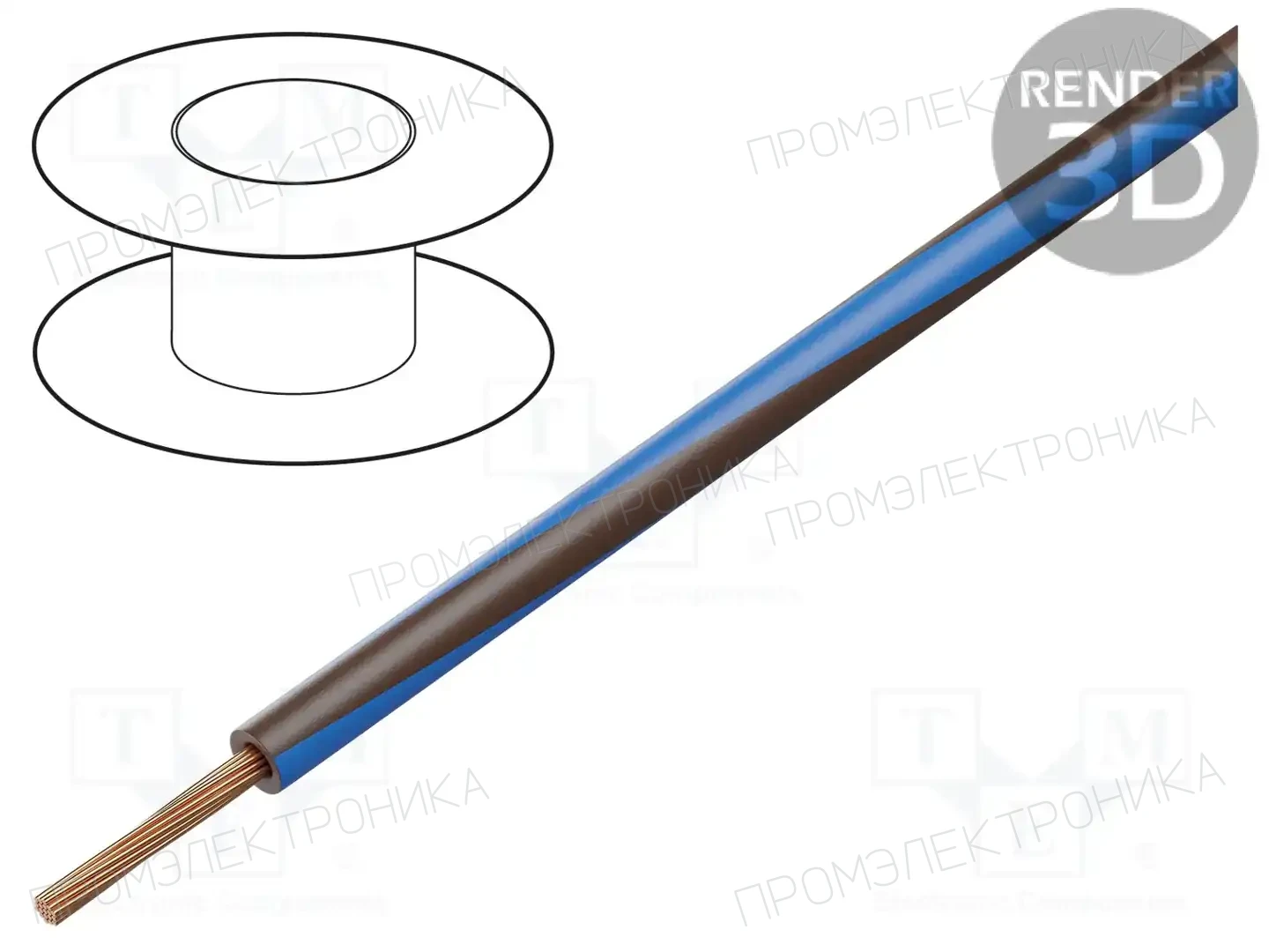 BQ CABLE LGY2.5-BR/BL — Провода одножильные - тросик