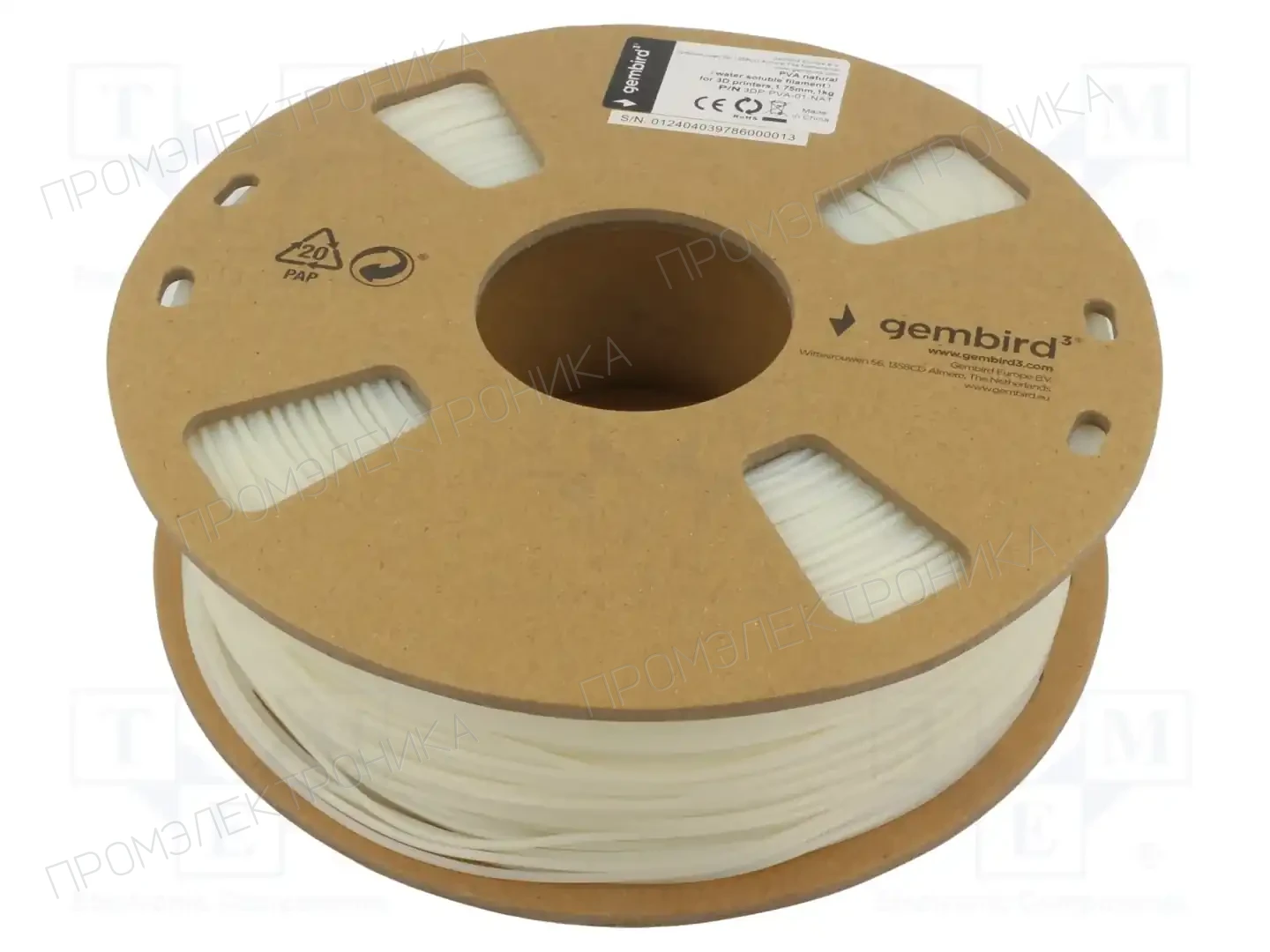 GEMBIRD 3DP-PVA-01-NAT — Принтеры 3D и аксессуары