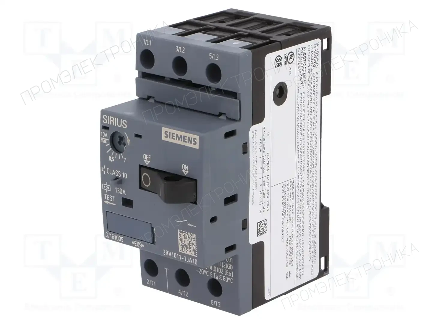 SIEMENS 3RV1011-1JA10 — Выключатели двигательные