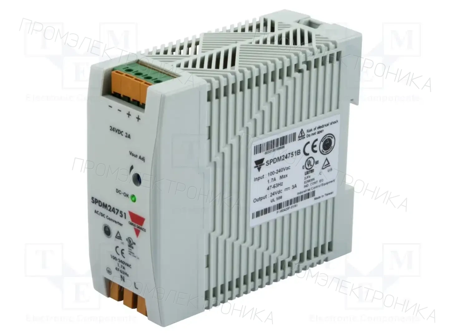 CARLO GAVAZZI SPDM12751B — Блоки питания на DIN-рейку