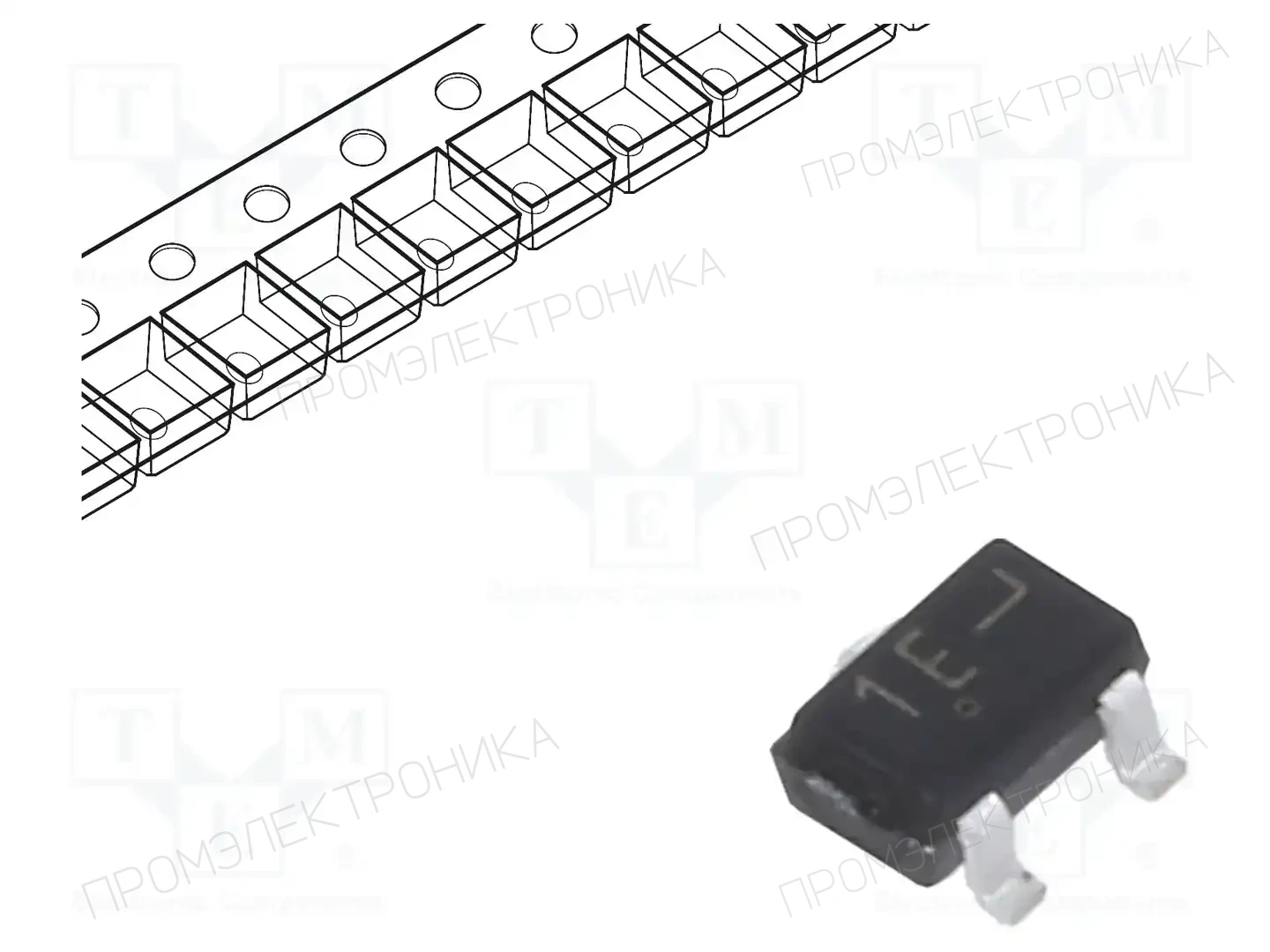 onsemi BC847AWT1G — Транзисторы NPN SMD