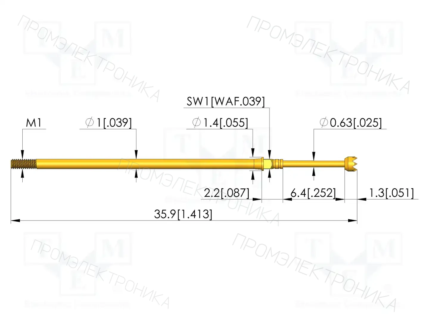 INGUN GKS-075 306 150 A 1502 M — Измерительные щупы