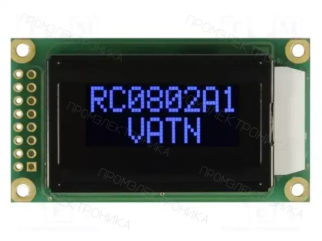 RAYSTAR OPTRONICS RC0802A1-LLB-JWVE — Дисплеи LCD буквенно-цифровые