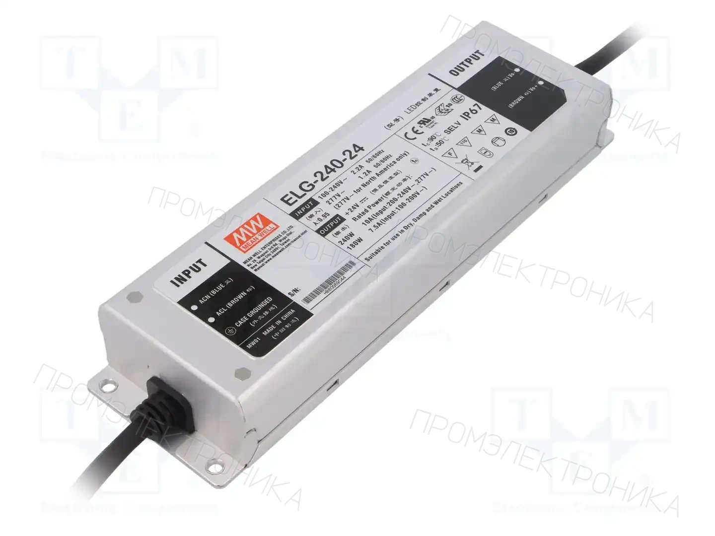 MEAN WELL ELG-240-24 — Блоки питания для LED