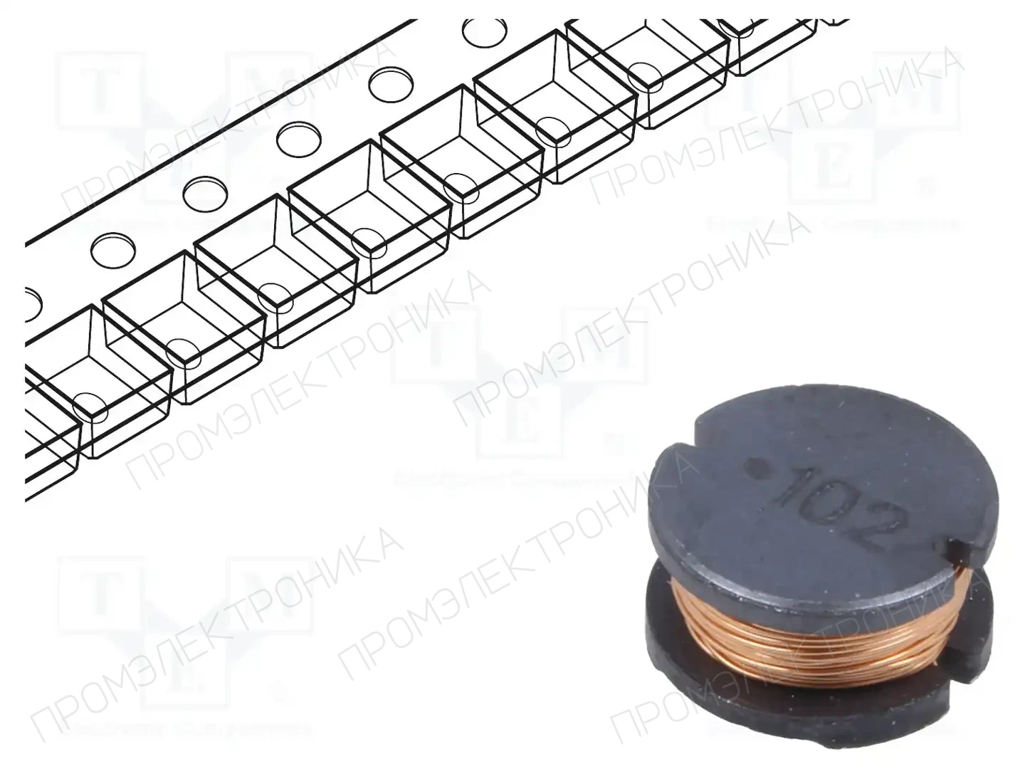 BOURNS SDR1006-102KL — Дроссели
