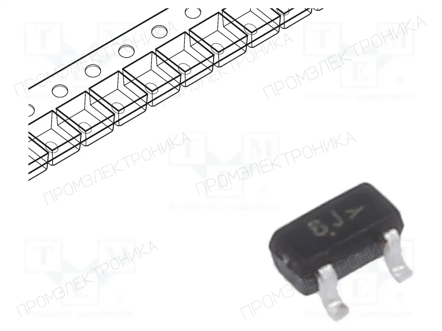 onsemi DTC143EET1G — Транзисторы NPN SMD