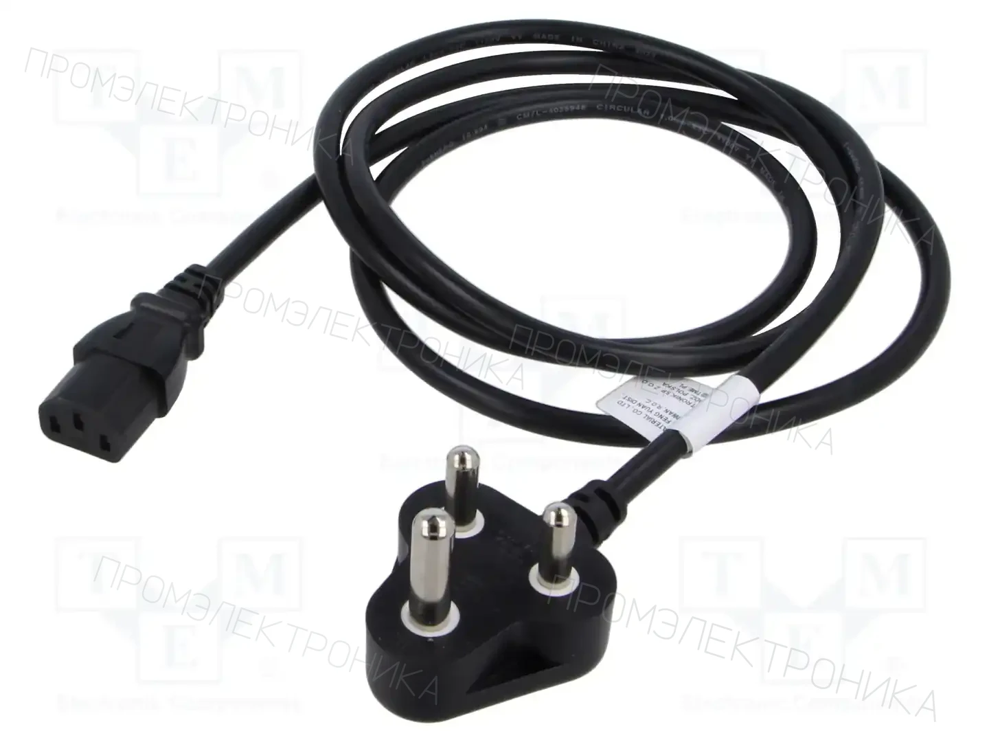 LIAN DUNG LT-431X+LT-501YY H05VV-F3X1.0BLK 5M — Кабели питания компьютерные и универс