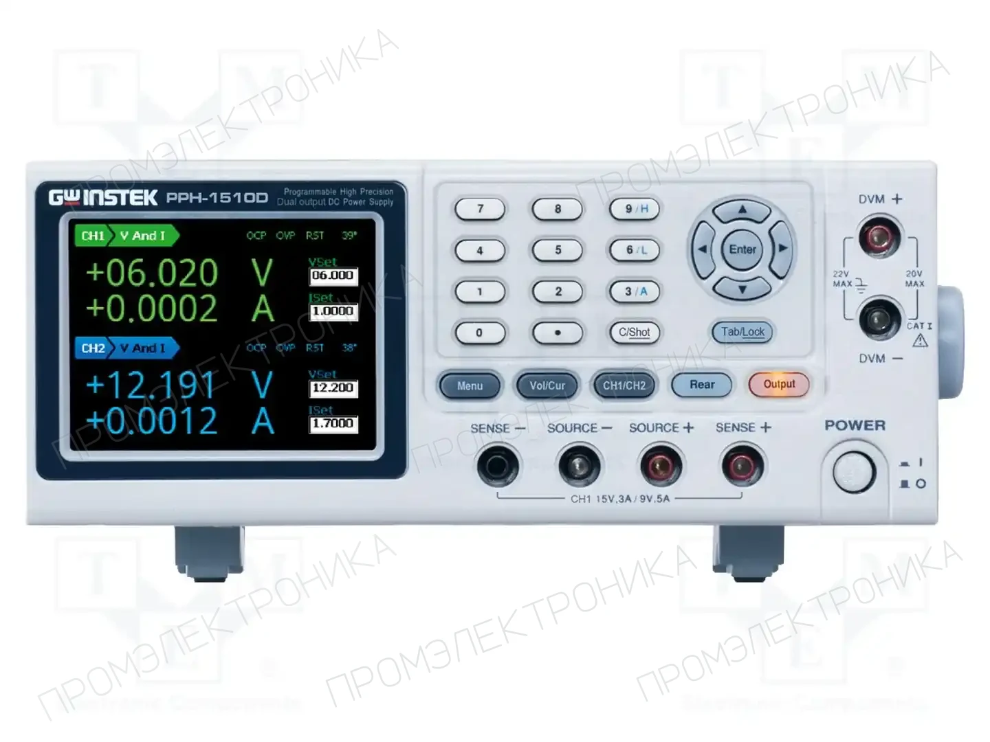 GW INSTEK PPH-1510D — Блоки питания многоканальные