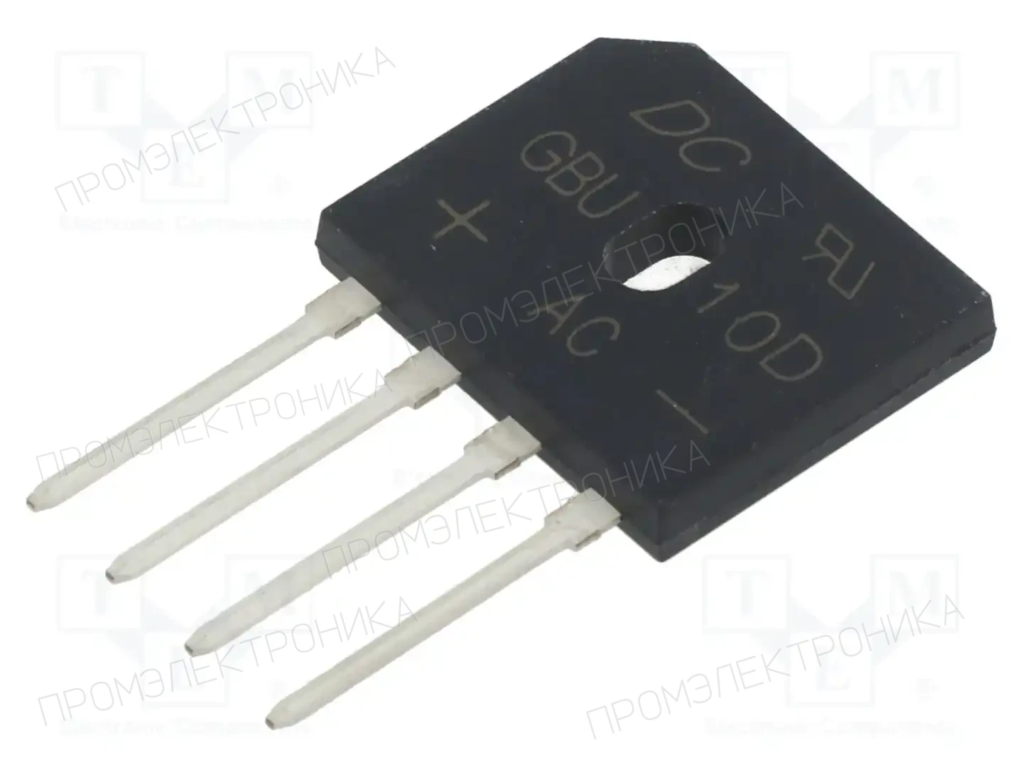 DC COMPONENTS GBU10D — Однофазные мосты диодные плоские