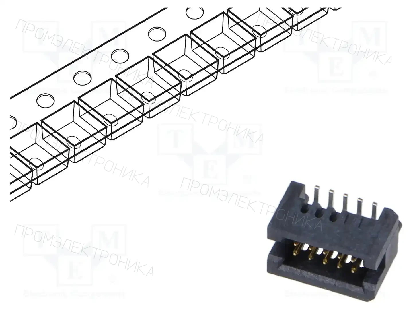 SAMTEC TFM-105-02-S-D-A-K-TR — Разъeмы пластина - пластина