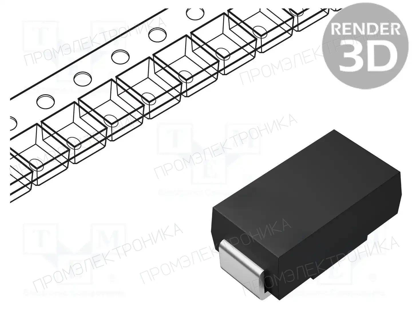 TAIWAN SEMICONDUCTOR S1ML — Универсальные диоды SMD
