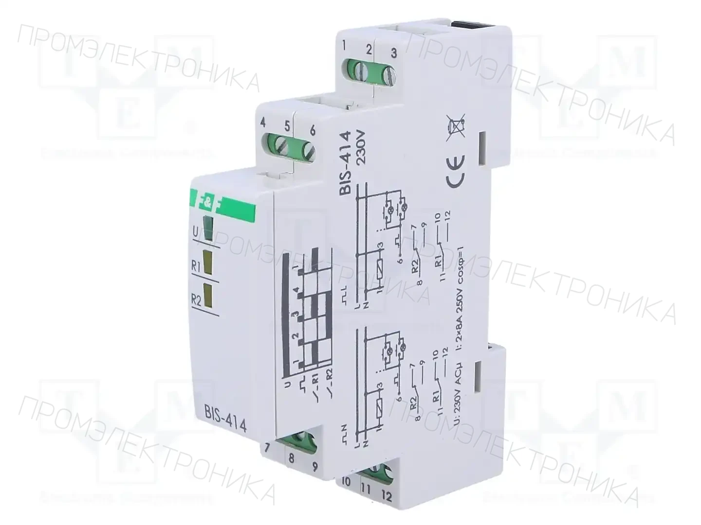 F&F BIS-414 230V — Монтажные реле