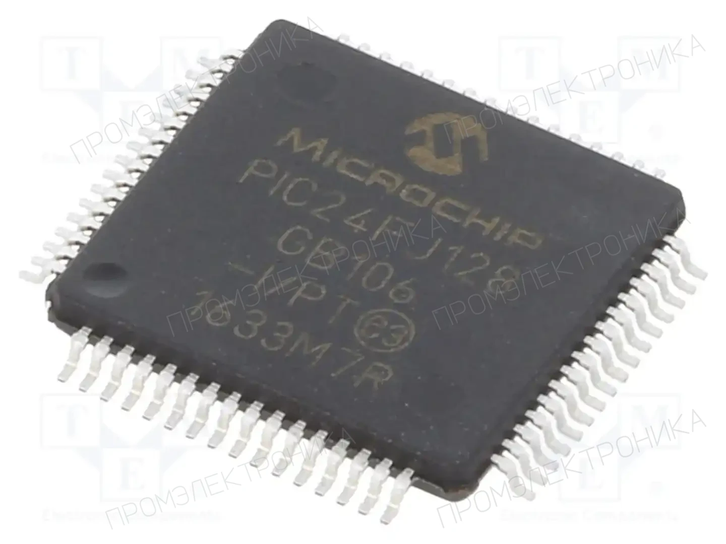 Microchip Technology PIC24FJ128GB106-I/PT — Линейка PIC 16-bit
