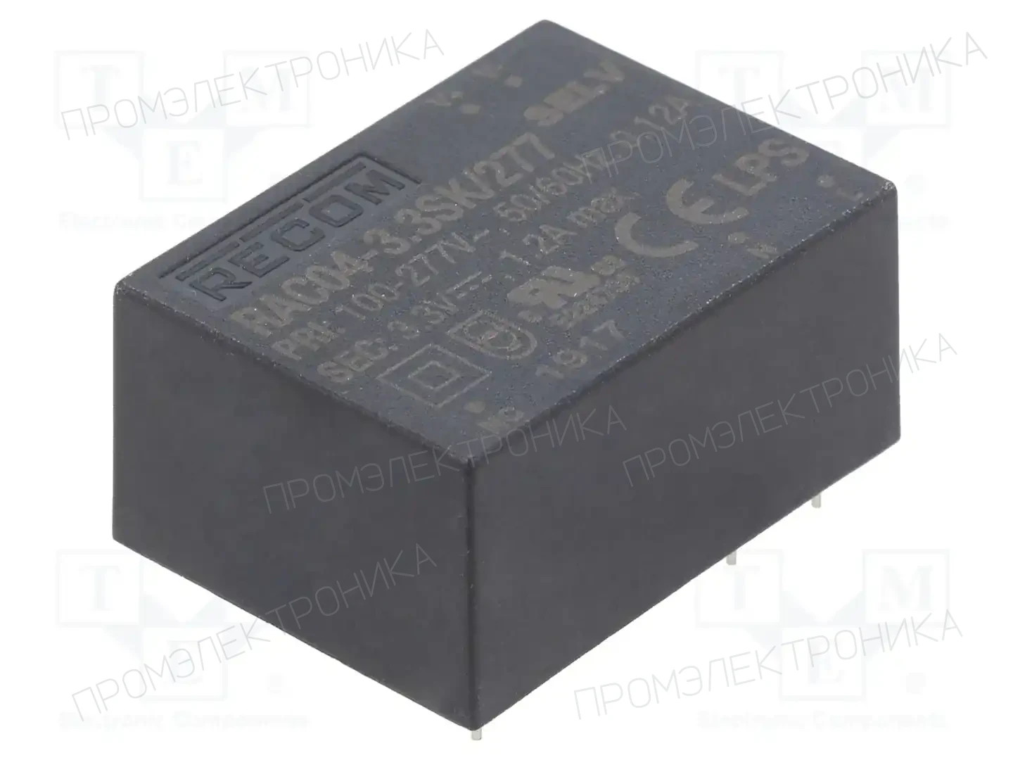 RECOM RAC04-3.3SK/277 — Преобразователи AC/DC для PCB