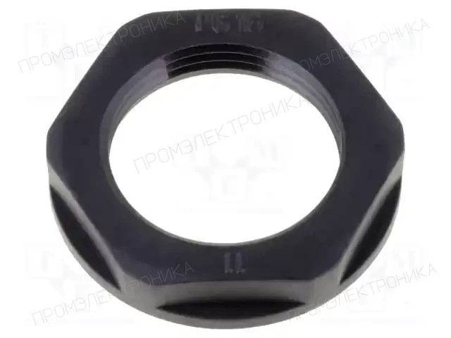 HELU KMK-PA RAL9005 PG11 — Гайки для кабельных вводов