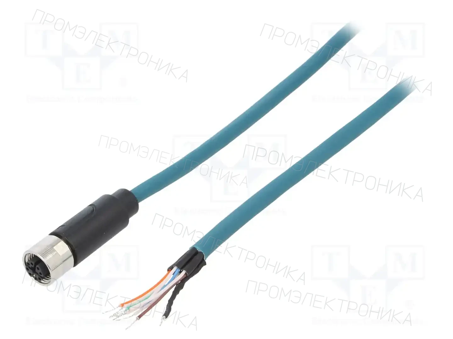 BULGIN PXPTPU12FBF08XCL030PU — Соединения M12 с проводом