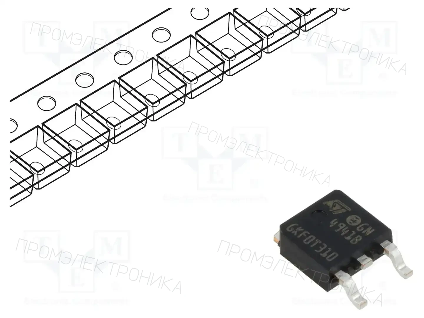 STMicroelectronics L4941BDT-TR — Стабилизаторы напряжения нерегулир. LDO