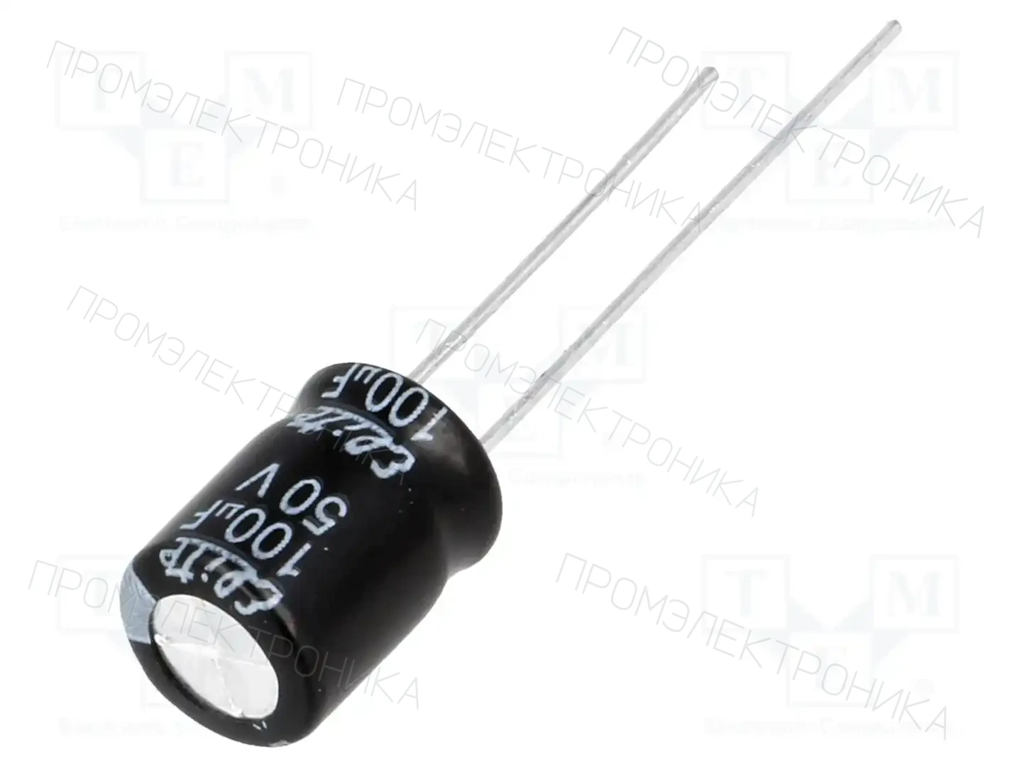 Elite PF1H101MNN08B5 — Конденсаторы электролитические THT