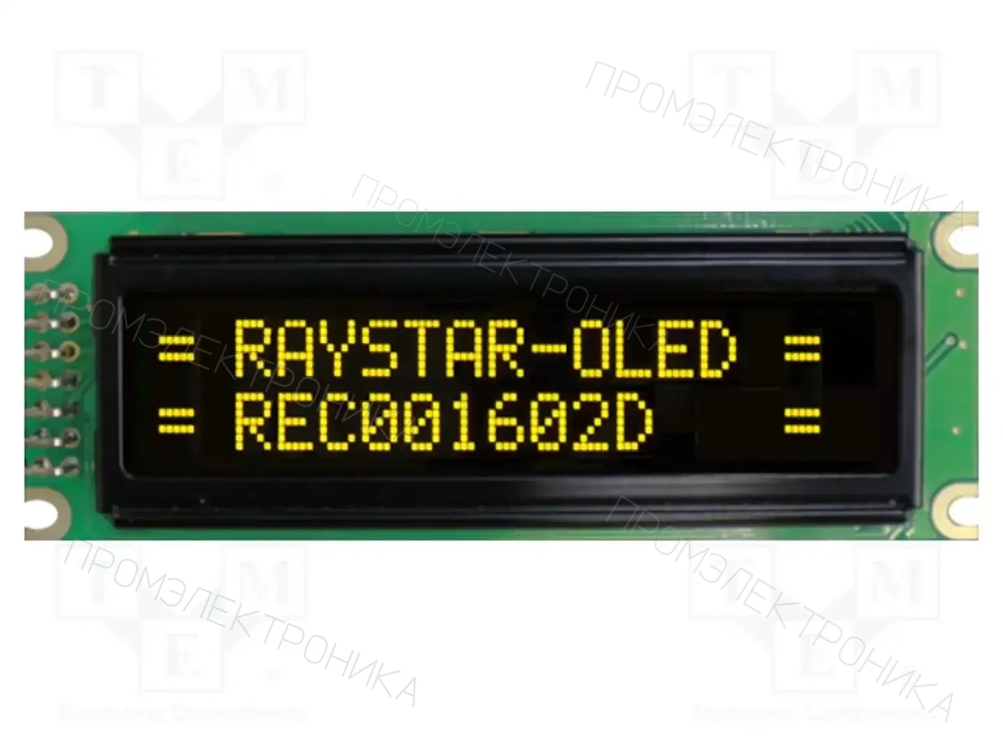 RAYSTAR OPTRONICS REC001602DYPP5N00100 — Дисплеи OLED буквенно-цифровые