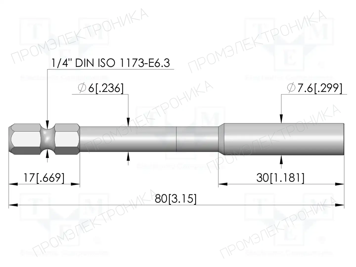 INGUN BIT-HSS-623M-600 — Инструменты для установки и извлечения