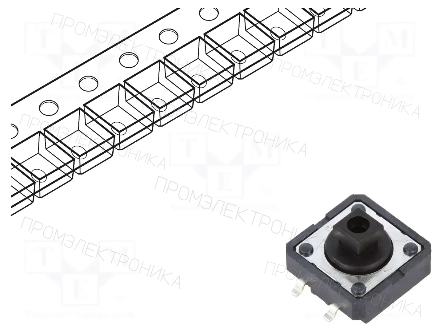 OMRON Electronic Components B3FS-4055P — Микропереключатели TACT