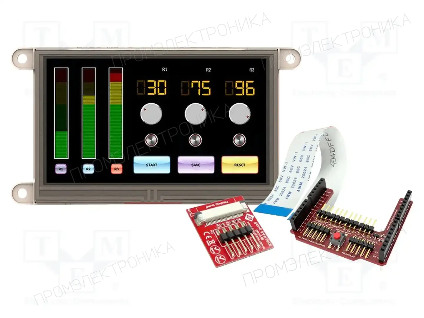 4D Systems GEN4-ULCD-43D-AR — Интеллигентные дисплеи