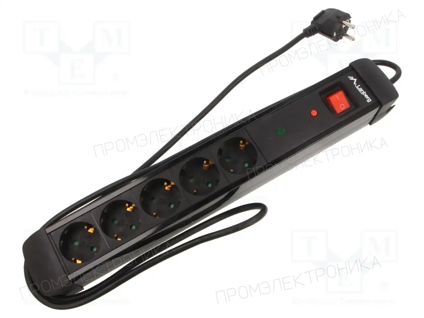LANBERG SP1-05F-0150-BK — Планки защиты от перенапряжения