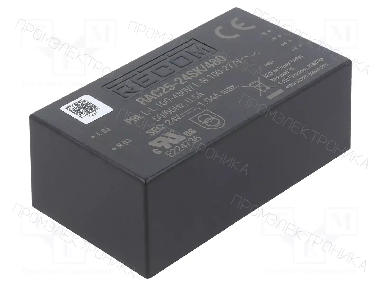 RECOM RAC25-24SK/480 — Преобразователи AC/DC для PCB