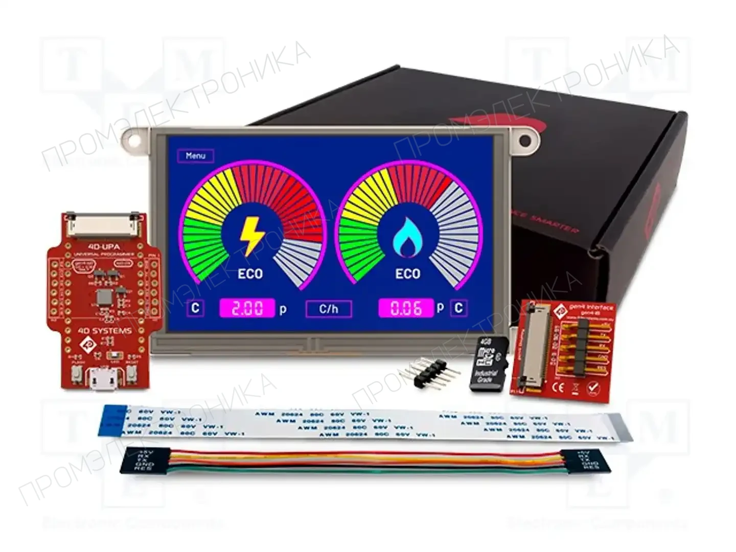 4D Systems SK-GEN4-70DT-WVA — Интеллигентные дисплеи