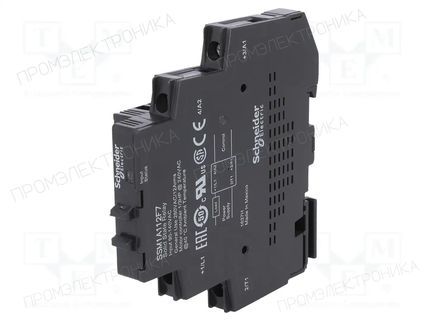 SCHNEIDER ELECTRIC SSM1A112F7 — Реле SSR однофазные