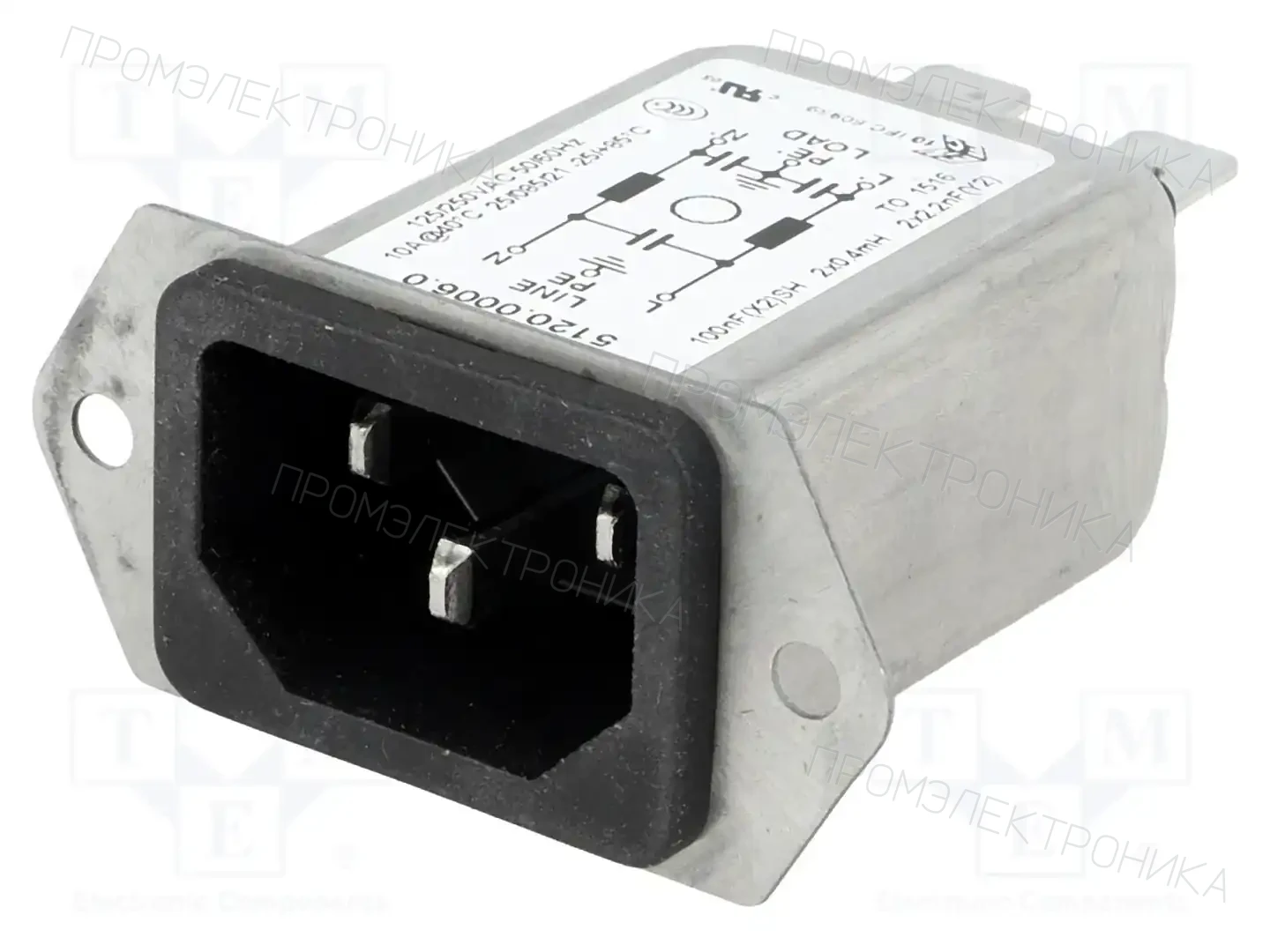 SCHURTER 5120.0006.0 — Разъемы IEC 60320