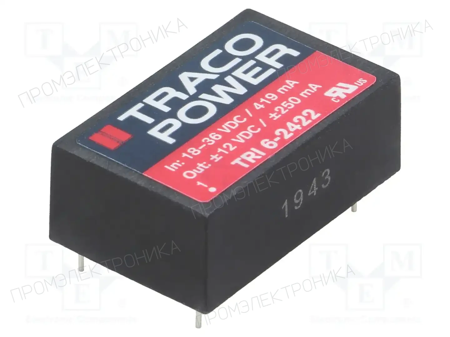 TRACO POWER TRI 6-2422 — Преобразователи DC/DC