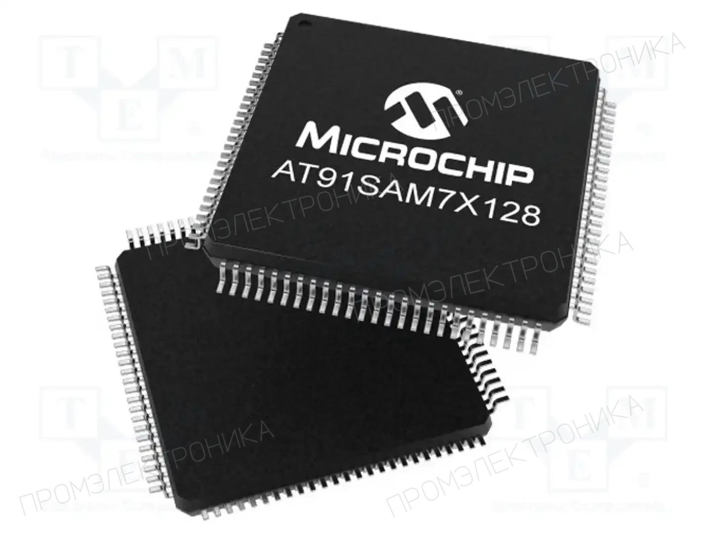 Microchip Technology AT91SAM7X128C-AUR — Линейка ARM 32-bit
