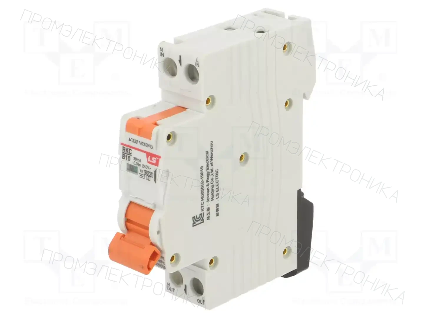 LS ELECTRIC RKC 1P+N B10 30M — Дифференциальные выключатели
