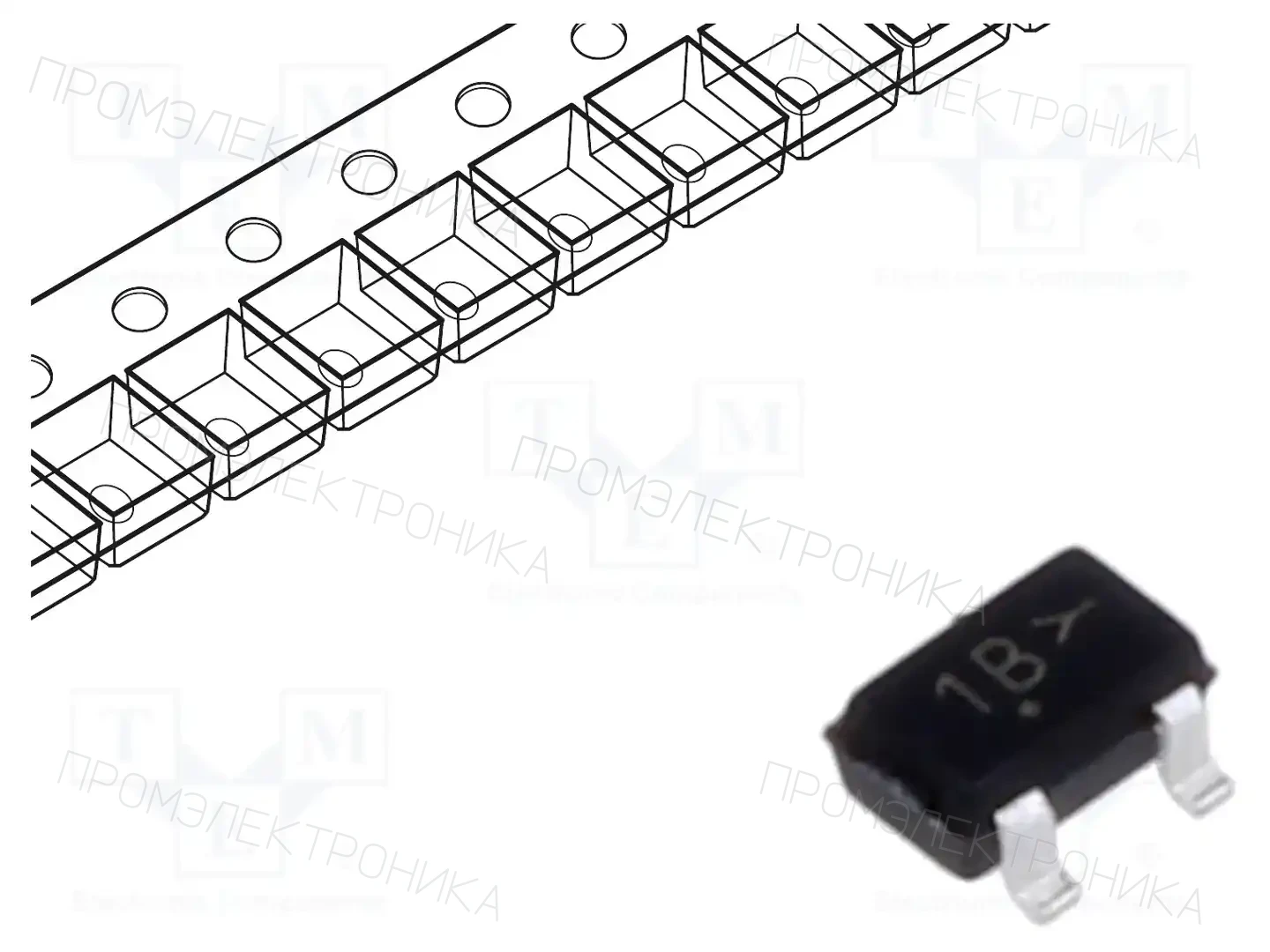 onsemi SBC846BWT1G — Транзисторы NPN SMD