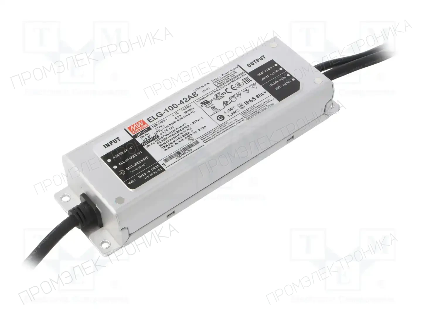 MEAN WELL ELG-100-42AB — Блоки питания для LED