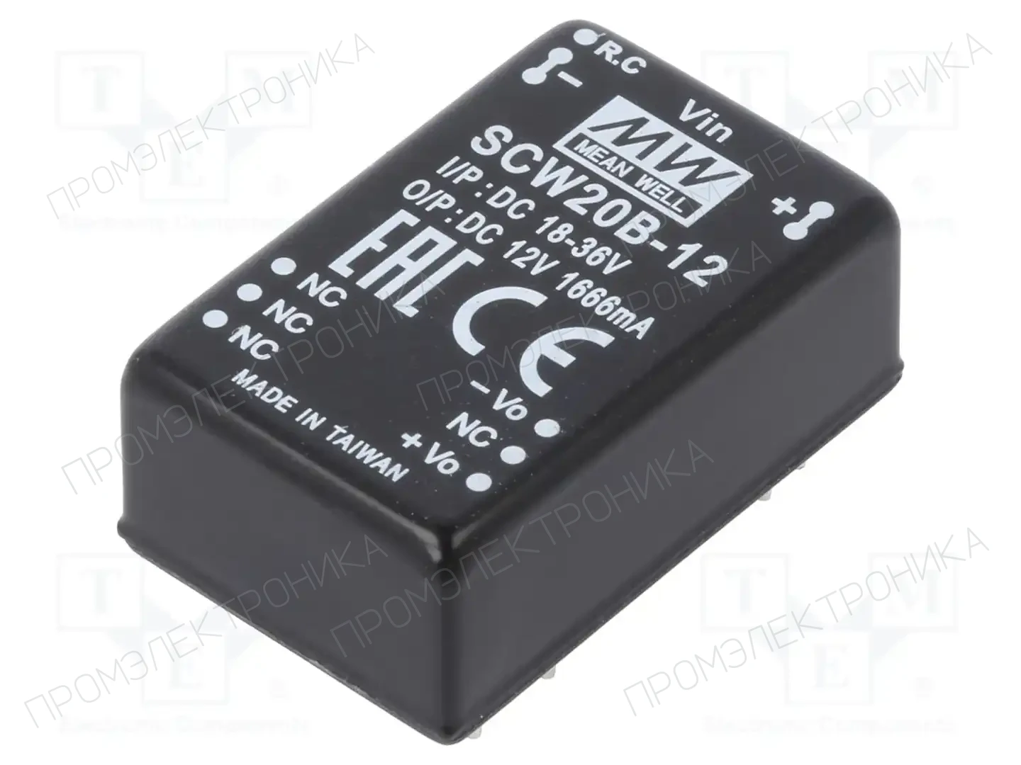 MEAN WELL SCW20B-12 — Преобразователи DC/DC