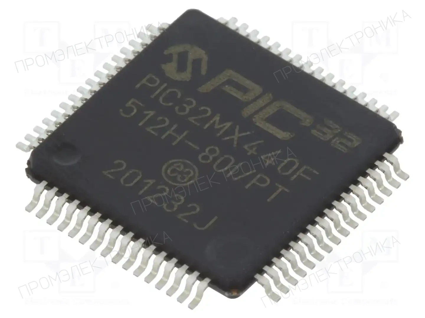 Microchip Technology PIC32MX440F512H-80I/PT — Линейка PIC32 32-bit