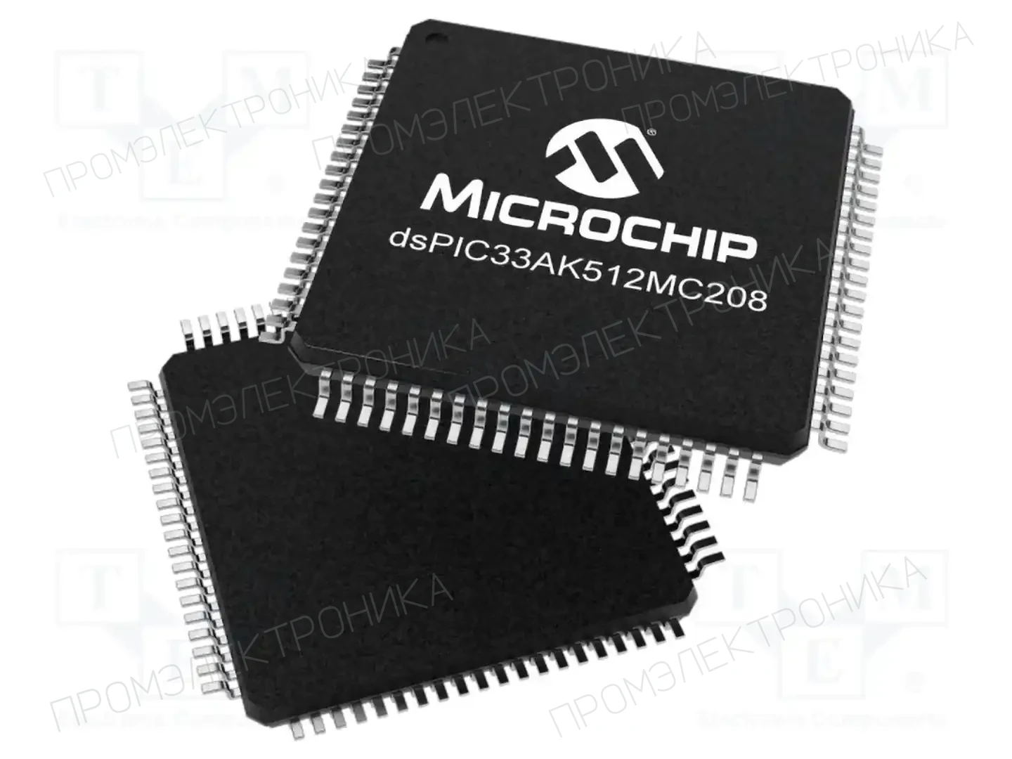 Microchip Technology DSPIC33AK512MC208T-I/PT — Линейка dsPIC 16-bit