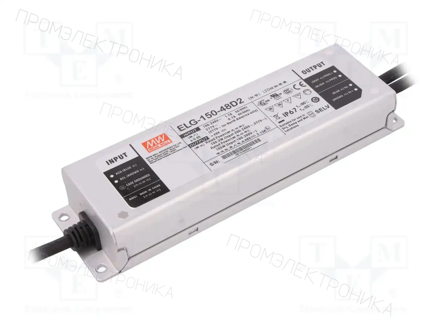 MEAN WELL ELG-150-48D2 — Блоки питания для LED
