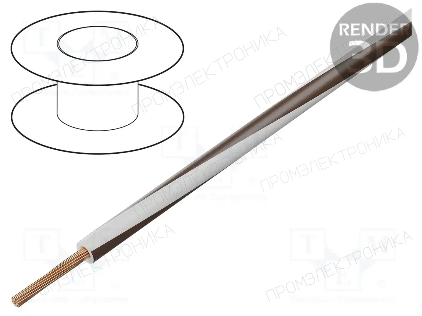 BQ CABLE LGY2.5-WH/BR — Провода одножильные - тросик