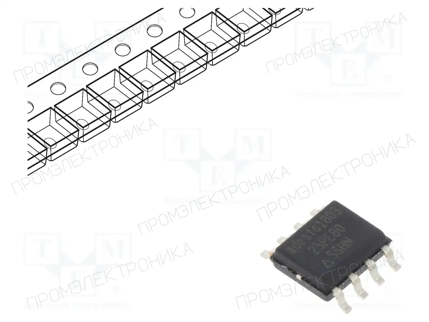 RENESAS AT25PE80-SSHN-T — Памяти FLASH последовательные