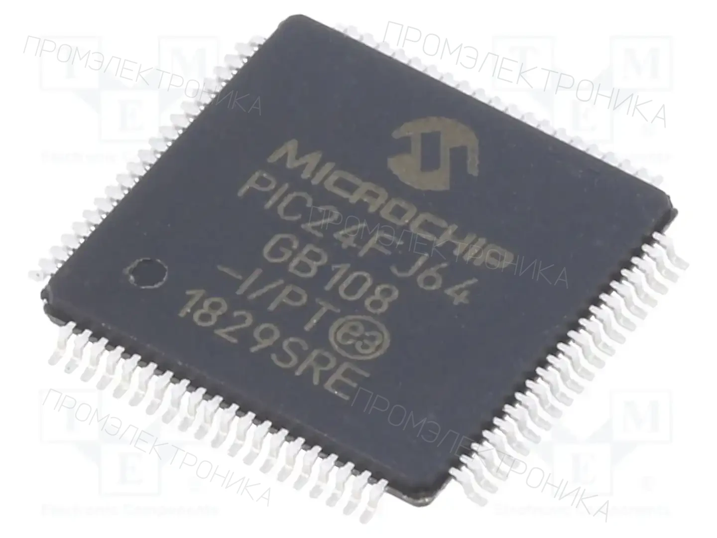 Microchip Technology PIC24FJ64GB108-I/PT — Линейка PIC 16-bit