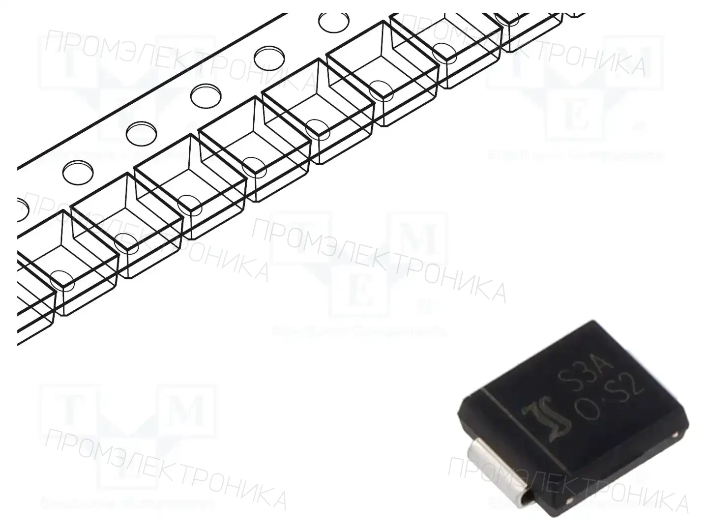DIOTEC SEMICONDUCTOR S3A — Универсальные диоды SMD