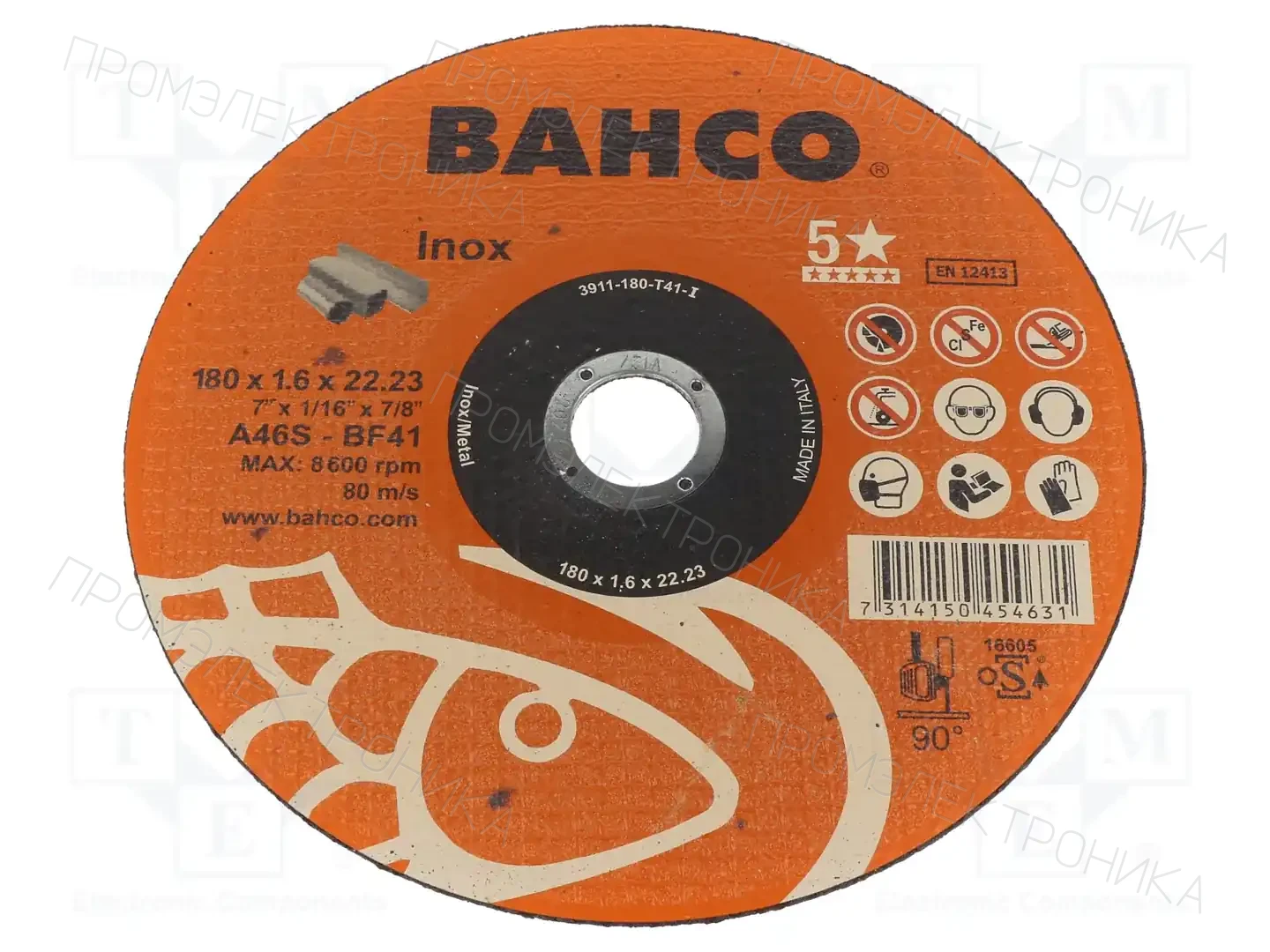 BAHCO 3911-230-T41-I — Диски для резки и шлифовки
