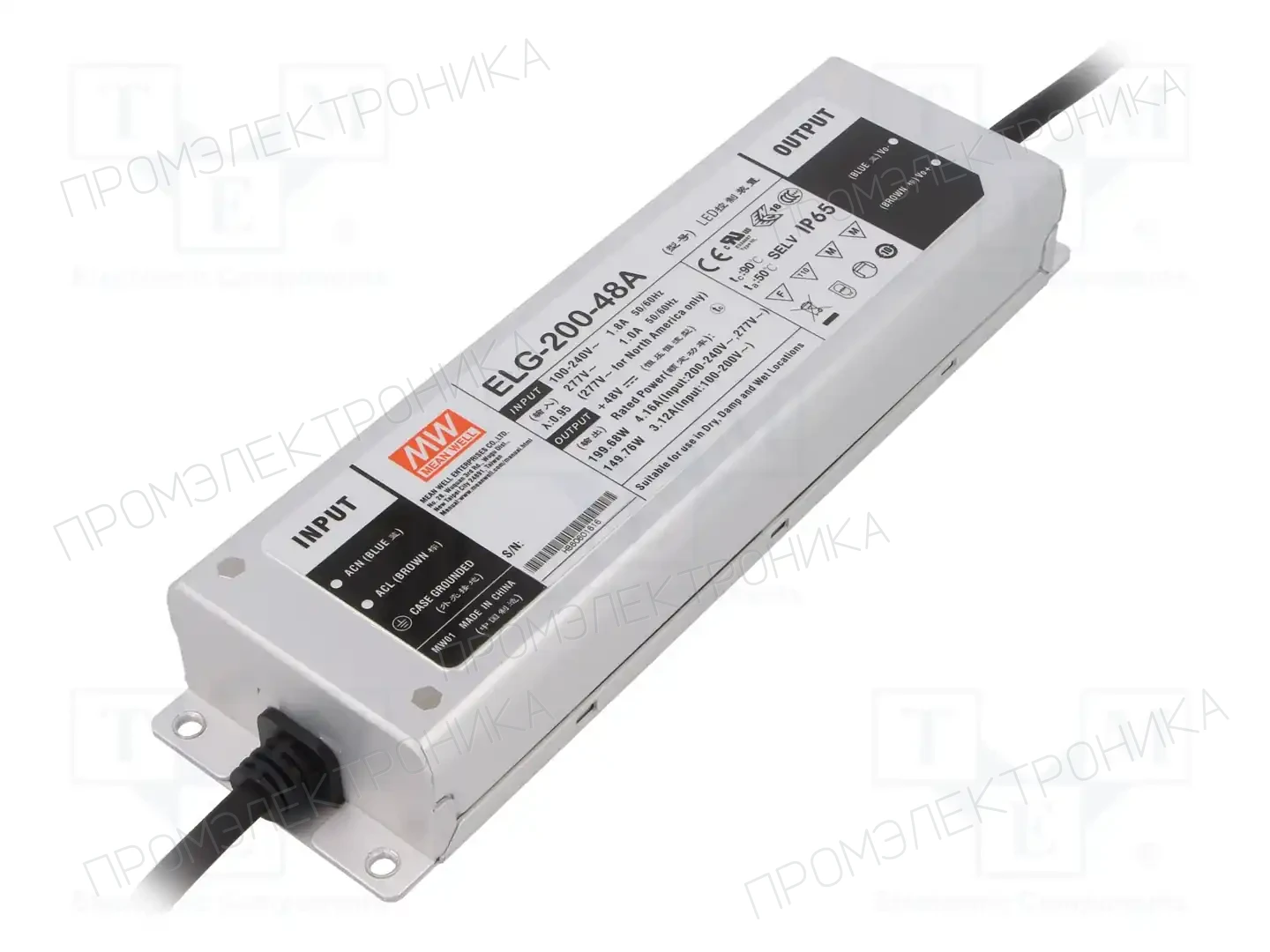 MEAN WELL ELG-200-48A — Блоки питания для LED